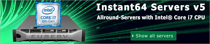 Instant64 v5 Servers with Intel Core i7 CPU Instant64 v5 Servers with Intel Core i7 CPU