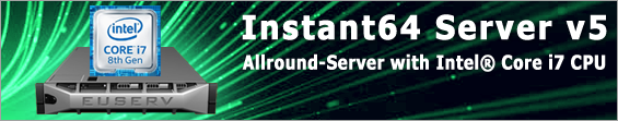 Details of Dedicated Rootserver Instant64 Server Series - Model