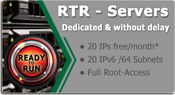 RTR Server with 20 IP Addresses