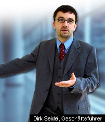Dirk Seidel: company founder and "father of your servers" Dirk Seidel: company founder and "father of your servers"